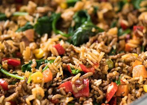 Salade de riz au saumon fumé et petits légumes printaniers. Riz aux legumes et a la viande hachee au cookeo - recette ...