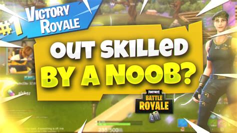 Getting Outskilled By A Noob Fortnite Battle Royale Youtube