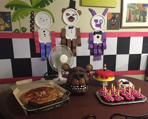 Its A Five Nights At Freddys Themed Birthday Party Five Nights At