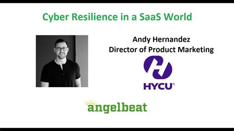 Cyber Resilience In A Saas World Youtube