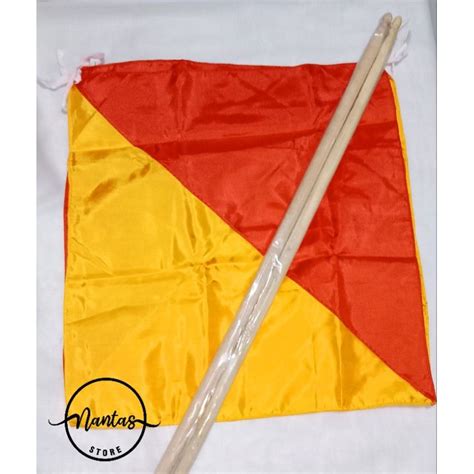 Jual Bendera Semaphore Pramuka Bendera Pramuka Semaphore Shopee Indonesia