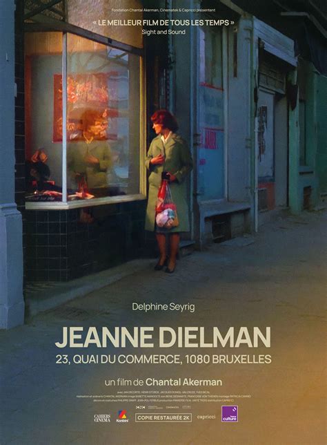 Cinémas Et Séances Du Film Jeanne Dielman 23 Quai Du Commerce 1080 Bruxelles à Paris 6e