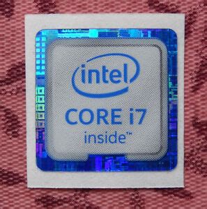 For complete information about specific cpus please click on the model or part number in the chart. Intel Core i7 Inside Sticker 18 x 18mm 2015 Version ...