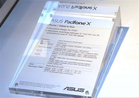 Asus Padfone X Specs Revealed Laptrinhx