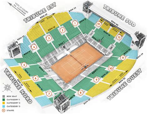 Roland Garros Map - Official Roland-Garros 2012 App For Android Now