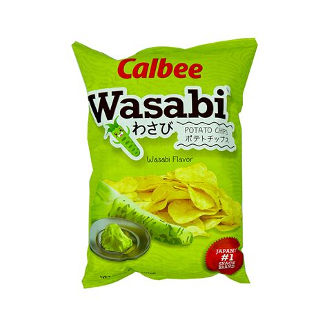 Calbee Wasabi Potato Chips Wasabi Flavour 170g - Shopifull