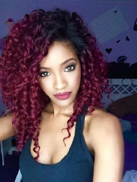 25 Wine Red Natural Hair Color  Beautiful And Stylish