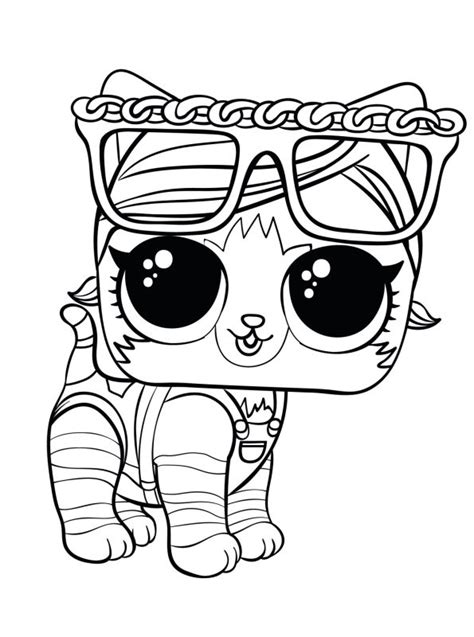 Maybe you would like to learn more about one of these? Kids-n-fun.com | Coloring page L.O.L. Surprise Pets Kitty 2