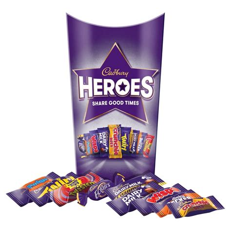 Cadbury Heroes Assortment Chocolates Box 185g Grocery