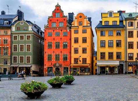 The Famous Stortorget Square In The Heart Of Old Town