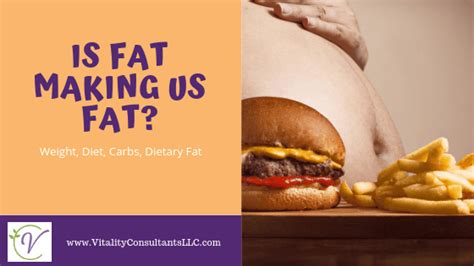 Is Fat Making Us Fat Vitality Consultants