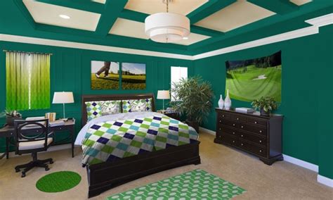 Green Golf Bedroom Decor