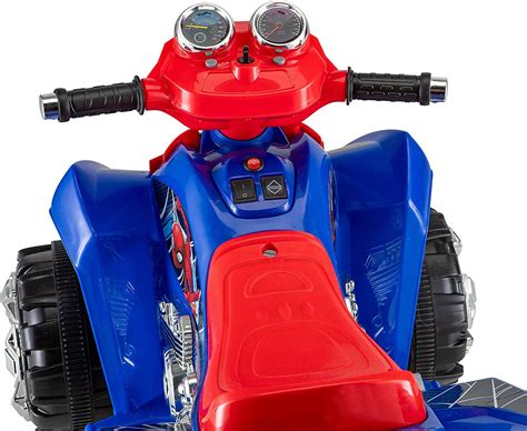 Kid Trax Marvel Spider Man Atv Powered Ride On Toy 4 Wheels Motorized Atv
