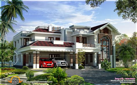 400 Square Yards Luxury Villa Design Kerala Home Design And Floor