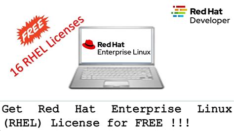 How To Get Red Hat Enterprise Linux Rhel License For Free Youtube