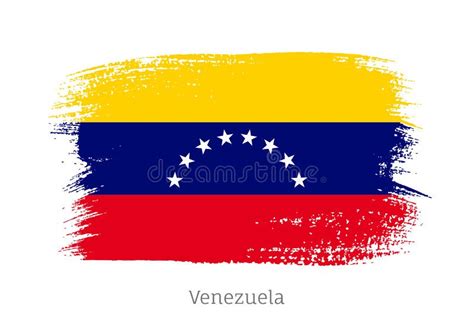 Venezuela Official National Flag And Coat Of Arms South America Stock