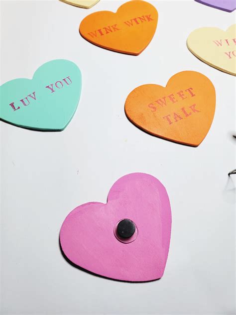 Conversation Heart Magnets Janes Distractions