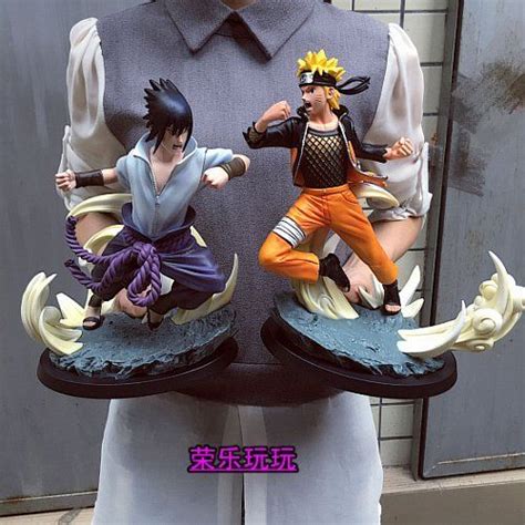 Crazy Toys 10 Naruto Vs Sasuke Battle Pvc Statue Diorama New In Action