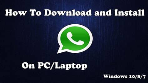 Download whatsapp for mac to message with friends and family while your phone stays in your pocket. Download Whatsapp For PC/Laptop Windows 10/8/7 For Free ...