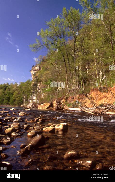 River Bluffs Along The Buffalo National River Arkansas Stock Photo Alamy