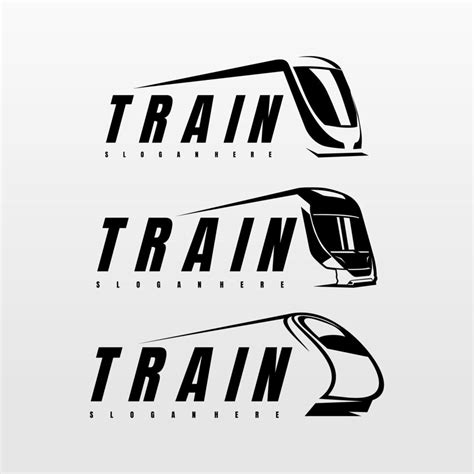 Train Logo Design Concept Vector 6428048 Vector Art At Vecteezy
