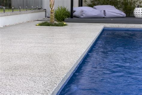 Honed Concrete Pool Surrounds Slip Resistant Terrastone