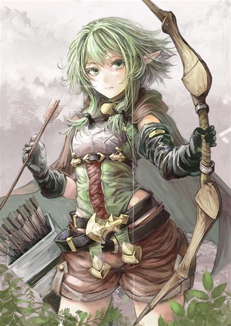High Elf Archer Goblin Slayer Arte De Personajes Arte De Anime