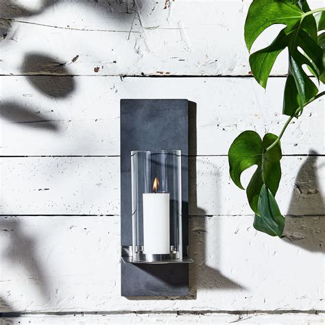 Blomus Wall Mounted Outdoor Candle Holder By Food52 Dwell