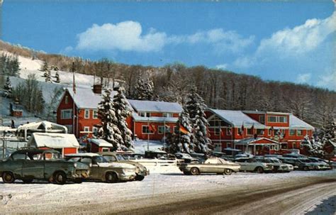 Bromley Mountain Peru Vt Postcard