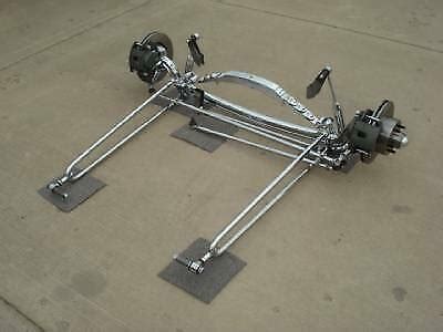 Pete Jakes C Chrome I Beam Dropped Axle Front End Model A