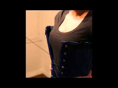 Lace Up A Corset With Help Youtube