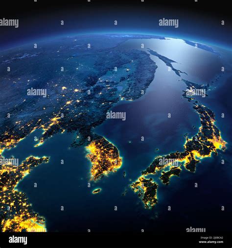 North Korea Map On Globe Hi Res Stock Photography And Images Alamy