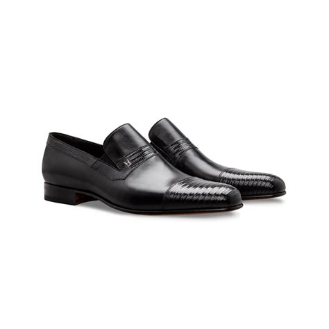 Loafers Mens Moreschi Calfskin And Fine Leather Loafer Shoes Black ⋆