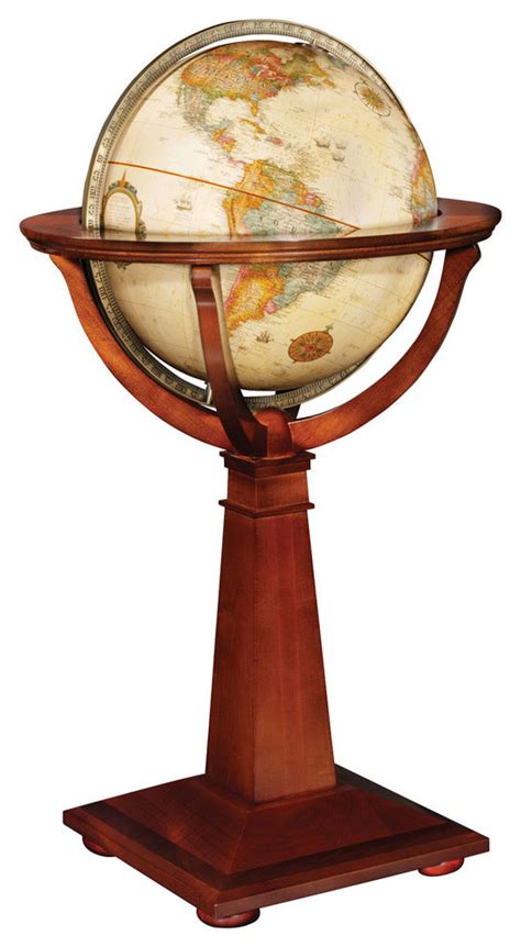 Logan 16 Antique Floor Globe Traditional World Globes By J