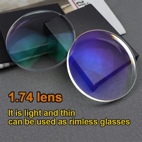 1 74 uv400 shmc super hydrophobic single vision lens optical ophthalmic lens spectacles lentes
