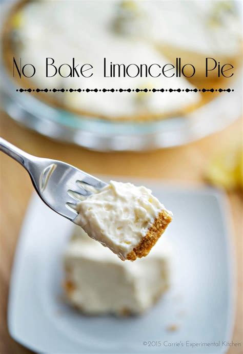 Pilot lights went out of use around 1970, more or less the time when the conversion from town gas to north sea (natural) gas occurred. No Bake Limoncello Pie | Carrie's Experimental Kitchen