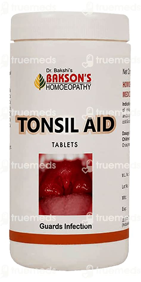 Baksons Tonsil Aid Tablet 200 Uses Side Effects Dosage Price