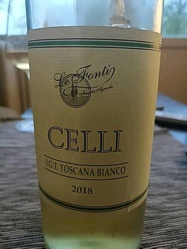 2018 Le Fonti Celli Toscana Bianco Vivino US