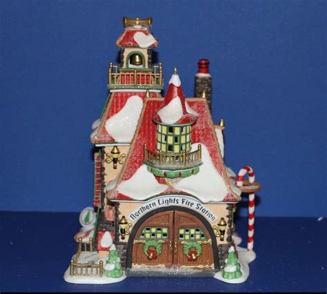 Dept 56 North Pole Series Northern Lights Fire Station W