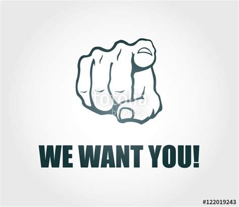 We Want You Vector At Collection Of We Want You
