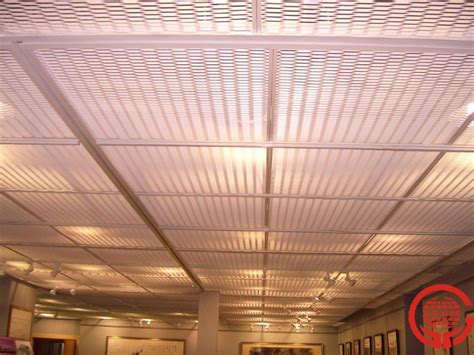 Armstrong ceilings uses 15/16 and 9/16 grid face suspension systems with 24 x 24 or 24 x 48 ceiling tiles. Metal stretched drop ceiling tiles/grid panel | Drop ...