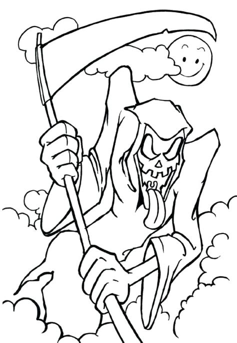 Scary Coloring Pages For Kids at GetColorings.com | Free printable