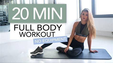 Min Full Body Workout No Equipment Pamela Reif Youtube
