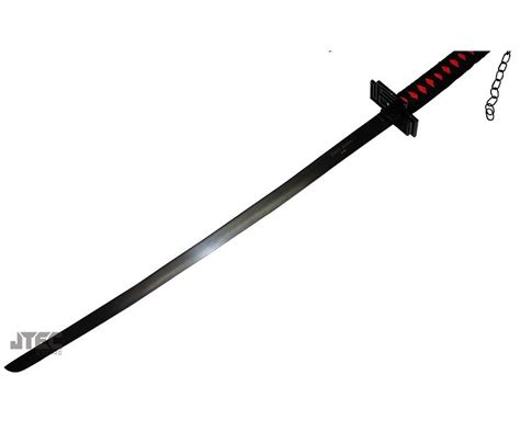 4.1 out of 5 stars. 40" Ichigo Bankai Bleach Anime TENSA ZANGETSU Carbon Steel Samurai Moon Sword | eBay