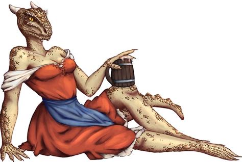 Lusty Argonian Maid Pinup 6 Sticker By Alden Roberts Furry Art Skyrim Art Furry Comic