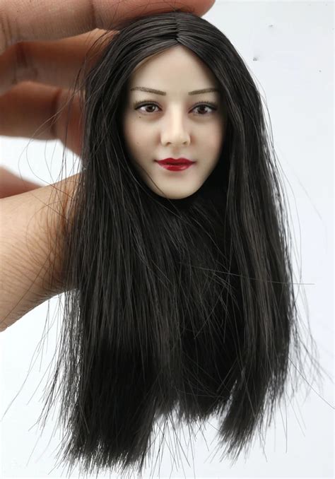 collection 1 6 scale dilraba dilmurat head sculpt chinese beauty girl ancient hair dilraba head
