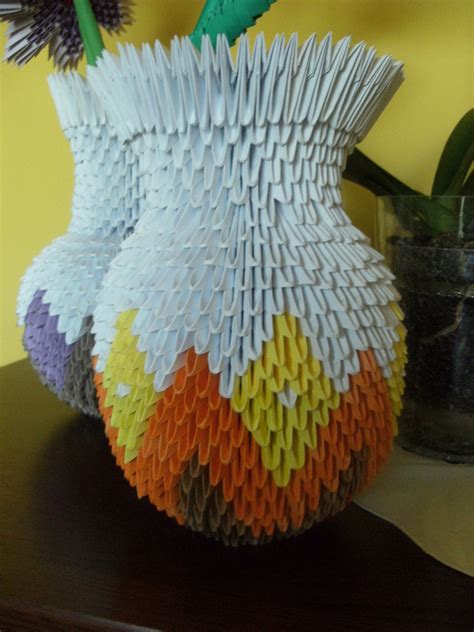 3d Origami Vase Diagram