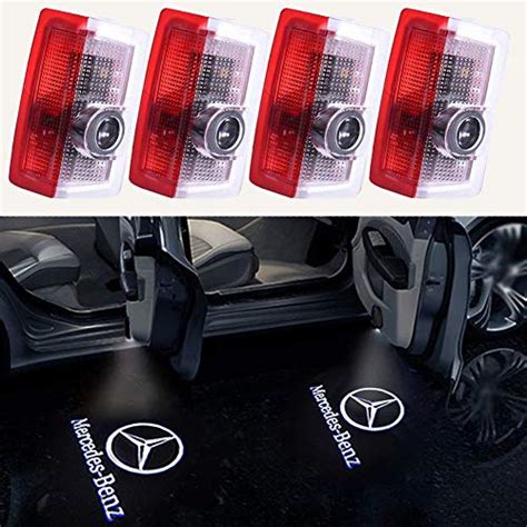 All mercedes benz spare parts and accessories. 4PCS Benz LED Door Light Projector Benz Logo Welcome Lights Car Ghost Shadow Light Lamp Wireless ...