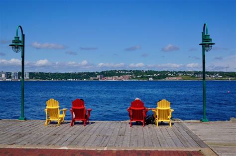 Halifax Waterfront Boardwalk Chairs Halifax Waterfront Halifax Citadel