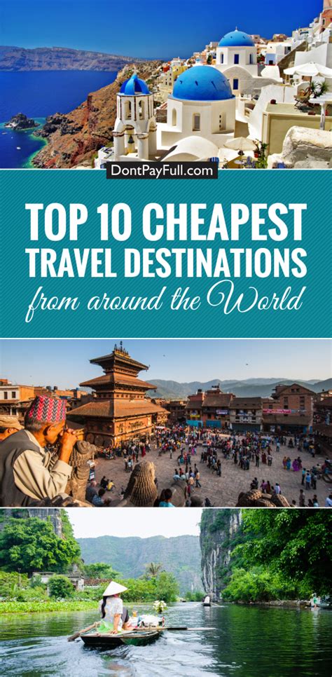 We are pleased to introduce ourselves destination finder dmcc as one of the growing travel and tourism company for inbound services. Top 10 Cheapest Travel Destinations | Travel destinations ...